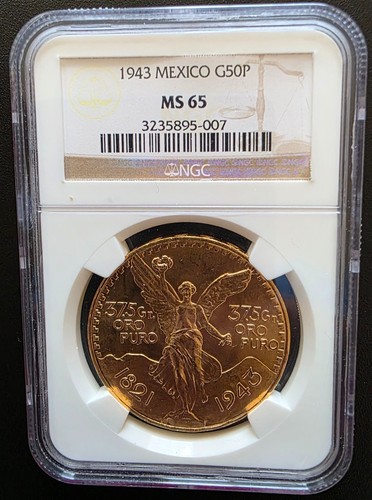 1943 centenario mexican - centenario, 50